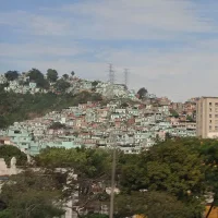 Blick auf eine Favela